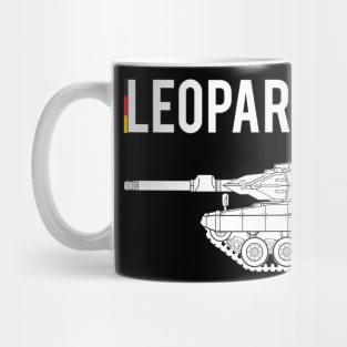 Crazy about tanks! German MBT Leopard 2A5 Mug